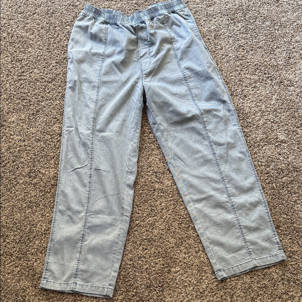 Eesome Sky Blue Relaxed Pants